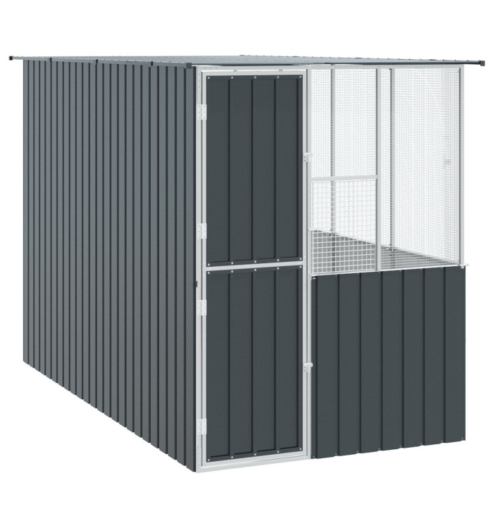 Cage à oiseaux Anthracite 215x78x200 cm Acier galvanisé | Mobilier & Déco