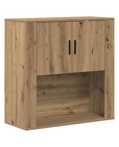Cabinet mural Chêne artisan 80x33x80 cm Bois d'ingénierie | Mobilier & Déco