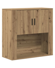 Cabinet mural Chêne artisan 80x33x80 cm Bois d'ingénierie | Mobilier & Déco