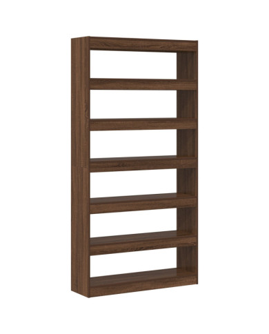 Bibliothèque Chêne marron Bois d'ingénierie 100 x 30 x 198 cm | Mobilier & Déco