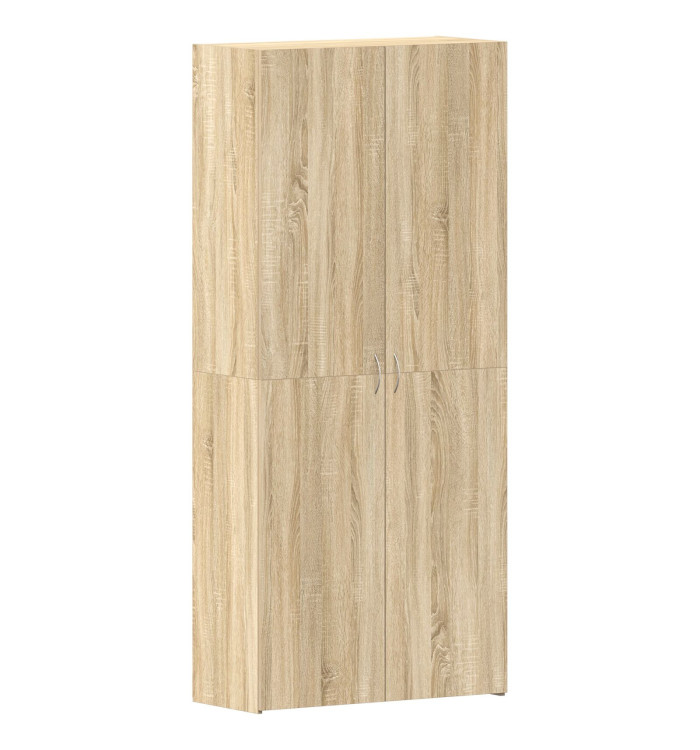 Meuble à chaussures Chêne Sonoma 80x35,5x180 cm Bois d'ingénierie | Mobilier & Déco