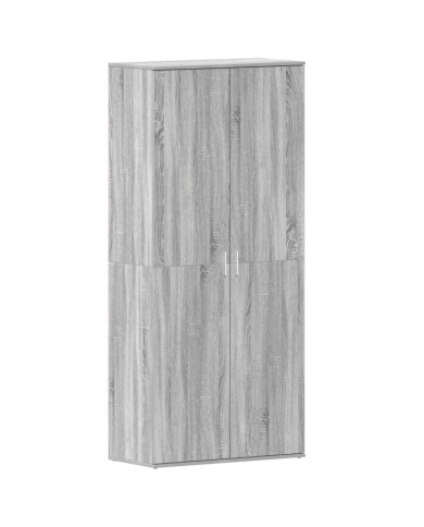 Meuble à Chaussures Gris Sonoma 80x39x180 cm Bois d'ingénierie | Mobilier & Déco