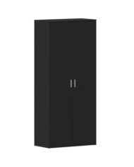 Meuble à chaussures  Noir 80x39x180 cm Bois d'ingénierie | Mobilier & Déco