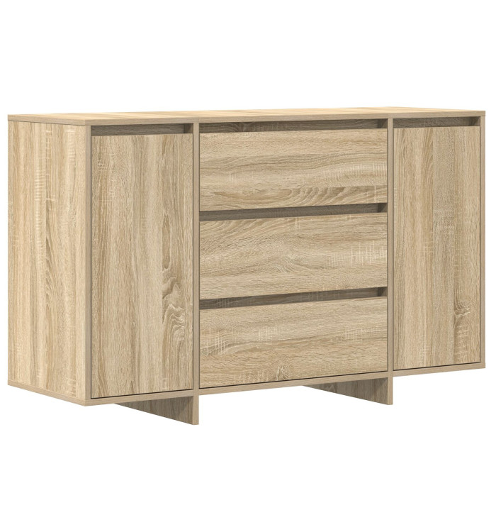 Buffet en chêne Sonoma 120x41x75 cm en bois d'ingénierie | Mobilier & Déco
