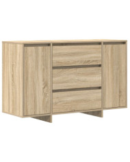 Buffet en chêne Sonoma 120x41x75 cm en bois d'ingénierie | Mobilier & Déco