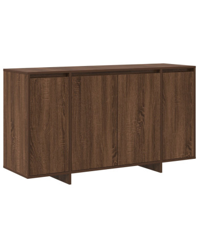 Buffet chêne marron Chêne marron Bois massif 135 x 41 x 75 cm | Mobilier & Déco