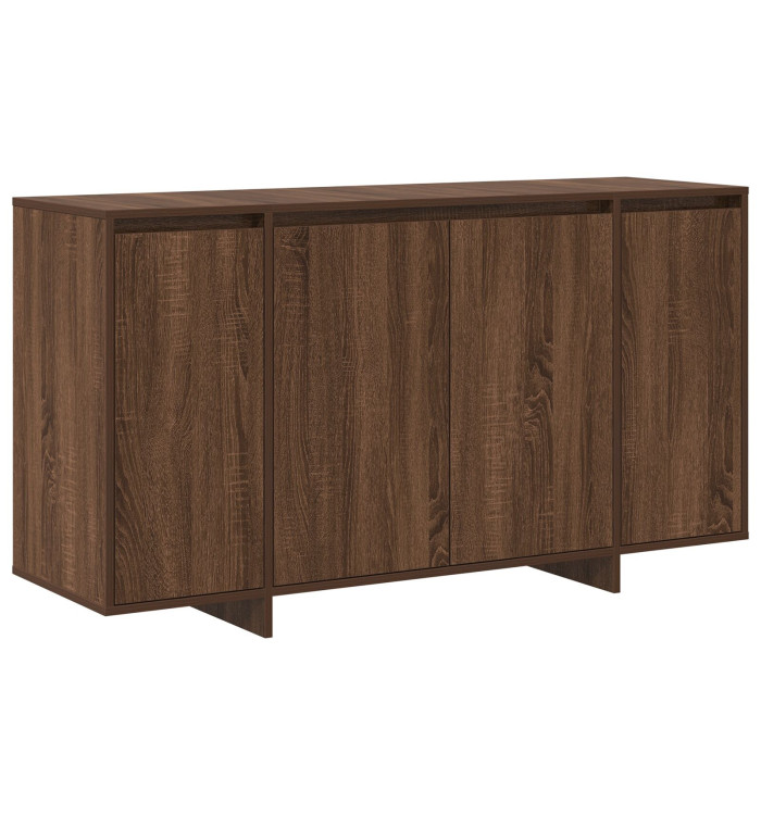 Buffet chêne marron  Chêne marron Bois massif 135 x 41 x 75 cm | Mobilier & Déco
