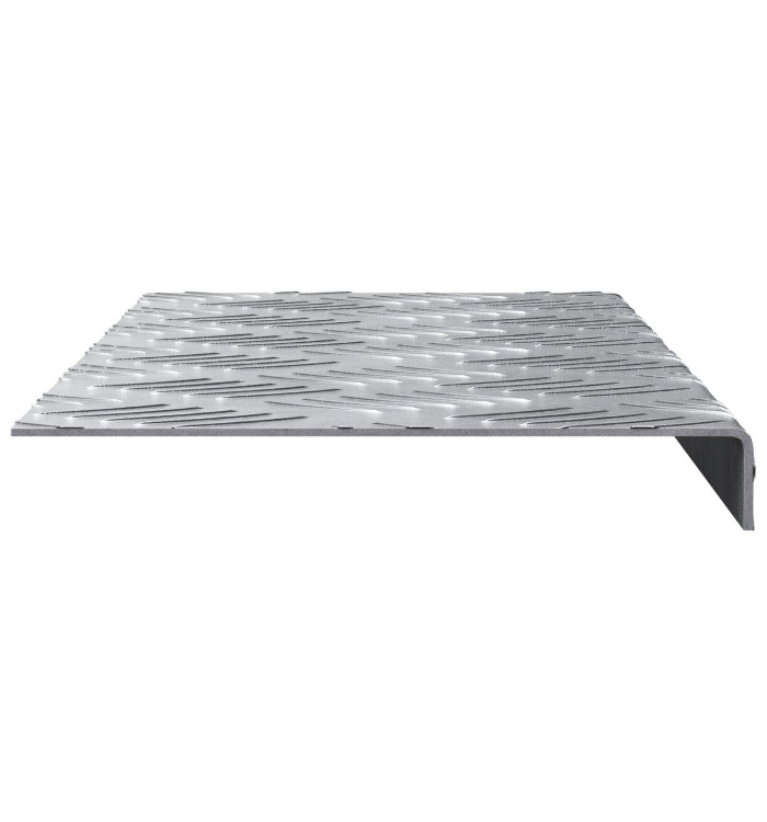 Marches d'escalier en aluminium 5 pièces antidérapantes 60x18 cm | Mobilier & Déco