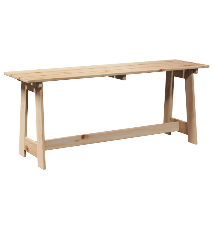 Banc extérieur 119x35x47 cm en bois de pin massif | Mobilier & Déco