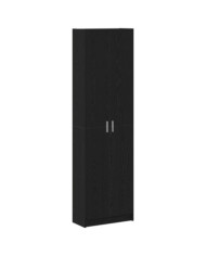 Armoire Chêne Noir 55x25x189 cm Bois d'ingénierie | Mobilier & Déco