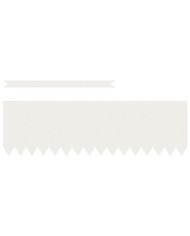 Bordures de jardin 20 pcs Blanc 100x0,5x30 cm Acier | Mobilier & Déco