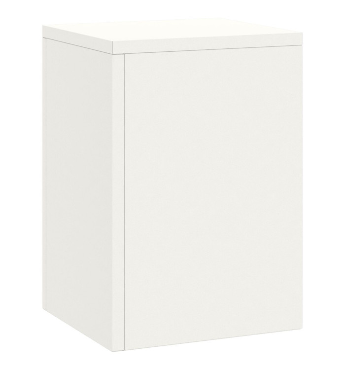 Supports de plantes d'extérieur Pillar 3 pcs Acier blanc | Mobilier & Déco
