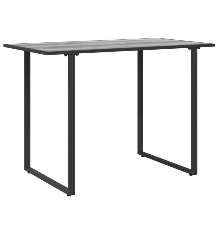 Table de Jardin Grise 100x55x70 cm DPC et Acier | Mobilier & Déco