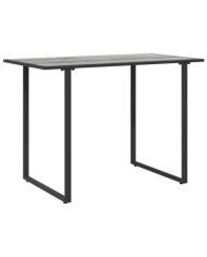 Table de Jardin Grise 100x55x70 cm DPC et Acier | Mobilier & Déco