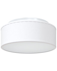 Lustres encastrés Blanc Ø 30 cm Tissu E27 | Mobilier & Déco