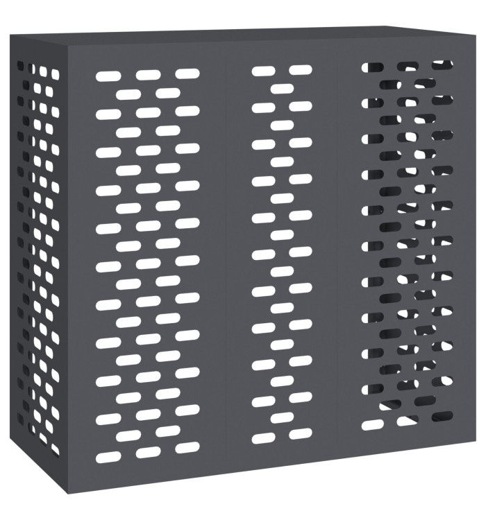 Housse de climatiseur Anthracite 110x50x105 cm Acier | Mobilier & Déco