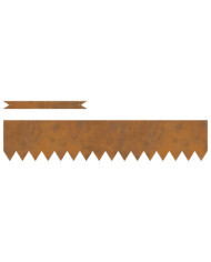 Bordures de pelouse 30 pcs 100x0.5x20 cm Acier corten | Mobilier & Déco