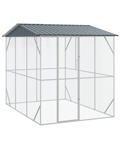 Aviary pour Oiseaux Anthracite 310x227x247 cm Acier | Mobilier & Déco
