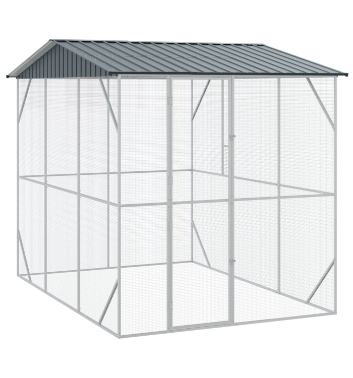 Aviary pour Oiseaux Anthracite 310x227x247 cm Acier | Mobilier & Déco