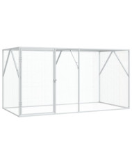 Aviary pour oiseaux Anthracite 102x208x108 cm Acier | Mobilier & Déco