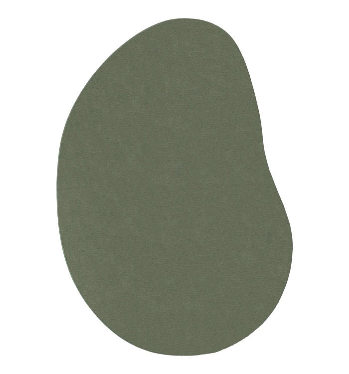 Tapis "HUARTE" à poils courts, doux et lavable, vert forêt 160x230 cm | Mobilier & Déco