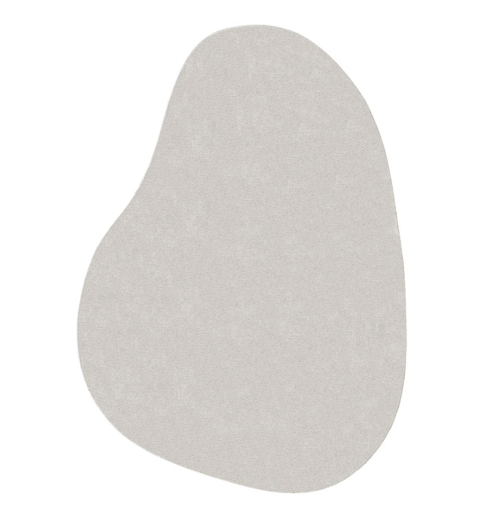 Tapis "HUARTE" à poil court doux et lavable sable 140x200 cm | Mobilier & Déco
