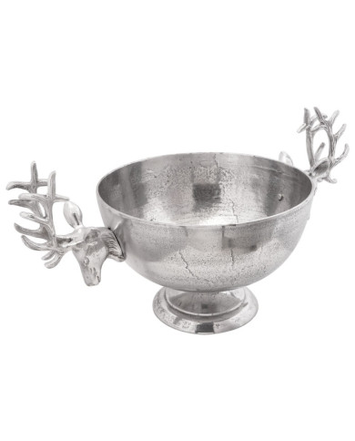 Tasse Argent 62x35x33 cm Aluminium | Mobilier & Déco