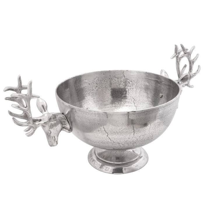 Tasse Argent 62x35x33 cm Aluminium | Mobilier & Déco