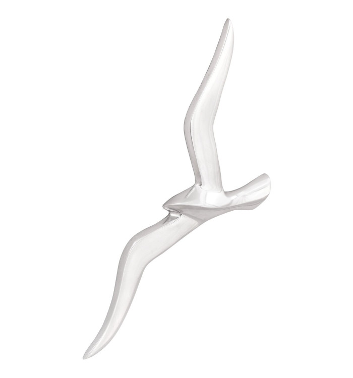 Mouette Murale 2 Paquet Argent Aluminium | Mobilier & Déco