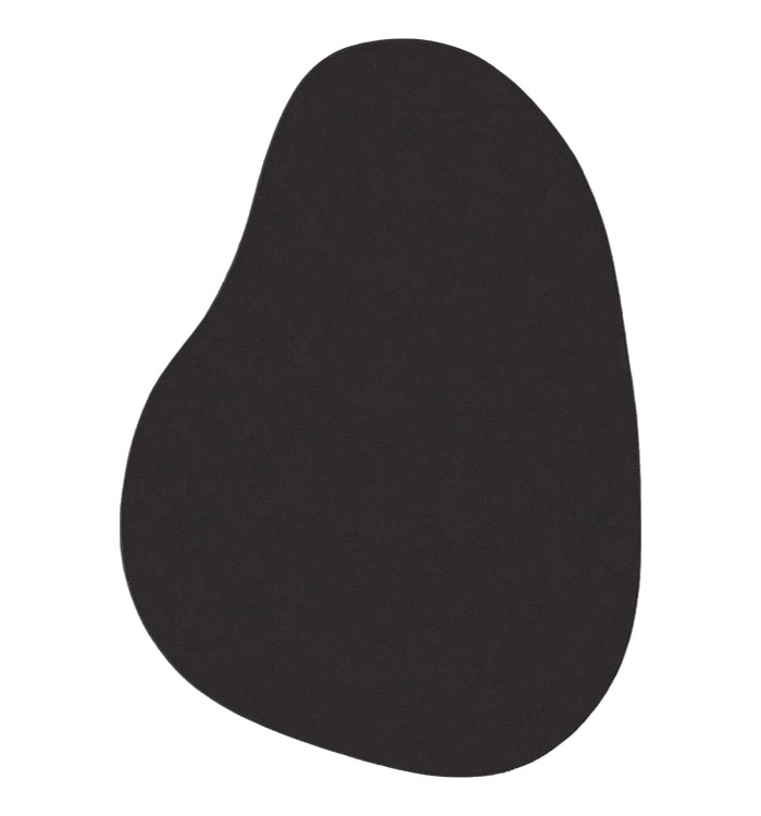 Tapis "HUARTE" à poils courts, doux et lavable noir 140x200 cm | Mobilier & Déco