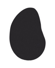 Tapis Noir 140x200 cm Antidérapant | Mobilier & Déco