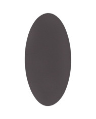 Tapis "HUARTE" Anthracite 100x200 cm Ovale | Mobilier & Déco