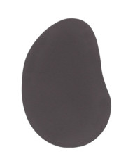 Tapis Anthracite 100 x 200 cm Polyester Antidérapant | Mobilier & Déco