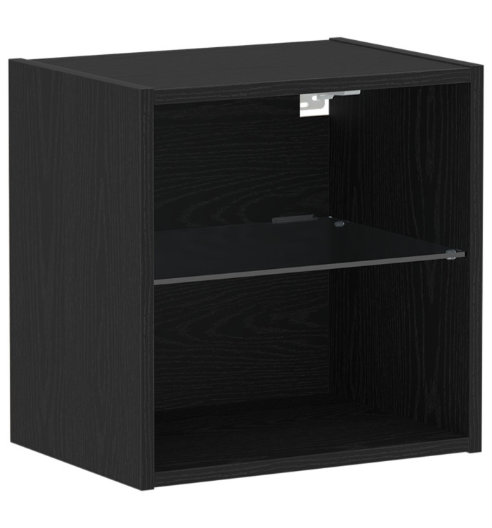 Étagère Flottante Chêne Noir 40x28,5x40 cm Bois d'ingénierie | Mobilier & Déco