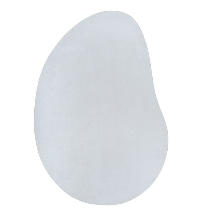 Tapis Gris 80x150 cm Polyester Antidérapant | Mobilier & Déco
