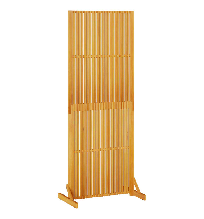 écran de confidentialité Intérieur/Extérieur 200 cm en Bois d'Acacia Massif | Mobilier & Déco