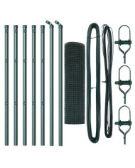 Set de Poteaux de Clôture  Ensemble de 2 Vert | Mobilier & Déco