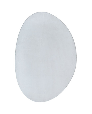 Tapis "HUARTE" à poil court doux et lavable gris 160x230 cm | Mobilier & Déco
