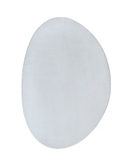 Tapis "HUARTE" à poil court doux et lavable gris 160x230 cm | Mobilier & Déco