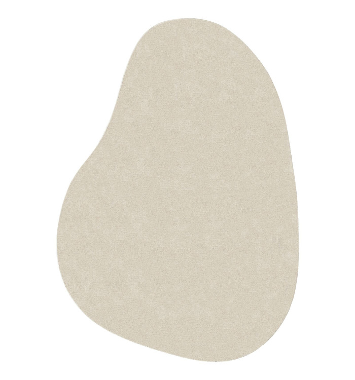 Tapis "HUARTE" à poils courts, doux et lavable, beige 160x230 cm | Mobilier & Déco