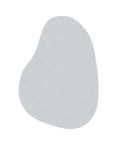 Tapis 'HUARTE' à poils courts doux et lavable gris 120x170 cm | Mobilier & Déco
