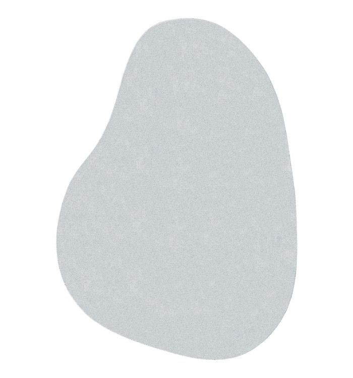 Tapis 'HUARTE' à poils courts doux et lavable gris 120x170 cm | Mobilier & Déco