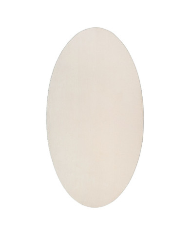 Tapis "HUARTE" Beige 100x200 cm Ovale | Mobilier & Déco