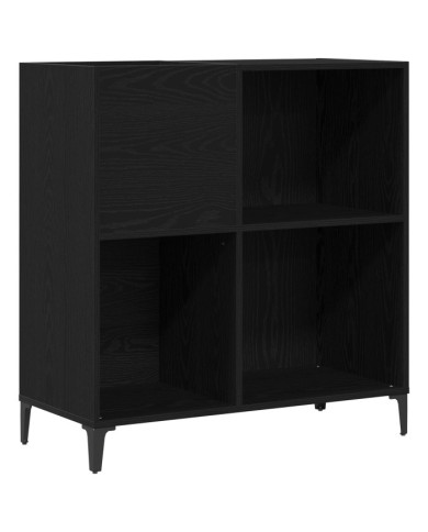 Armoire enregistreuse Chêne Noir 84,5x38x89 cm Bois d'ingénierie | Mobilier & Déco