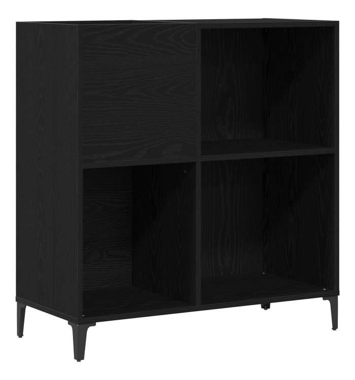 Armoire enregistreuse Chêne Noir 84,5x38x89 cm Bois d'ingénierie | Mobilier & Déco