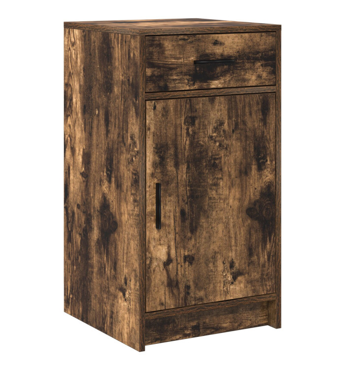 Buffet Chêne Fumé 40x41x75 cm Bois Ingénierie | Mobilier & Déco