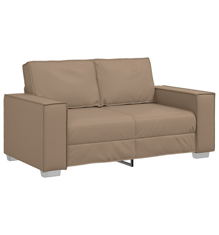 Canapé d'amour Cappuccino 120 cm en simili cuir | Mobilier & Déco