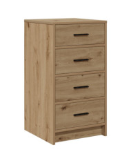 Buffet en chêne artisanal 40x41x75 cm Bois d'ingénierie | Mobilier & Déco