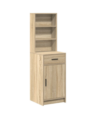 Placard haut chêne Sonoma 40x41x135 cm bois d'ingénierie | Mobilier & Déco