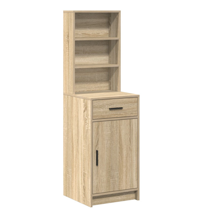 Placard haut chêne Sonoma 40x41x135 cm bois d'ingénierie | Mobilier & Déco